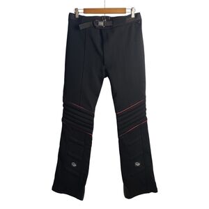 Vtg Roffe Snow Pants Womens Prix Black Snowboard Pants SkIwear Black Size M/L